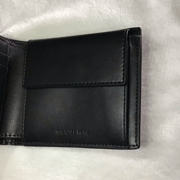 MICHAEL KORS MENSCooper Logo Billfold Wallet With Coin Pouch NWOT - Picture 4 of 7